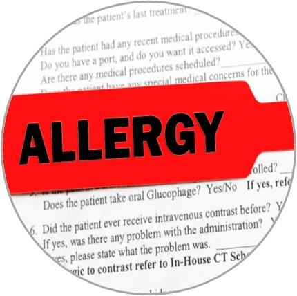 Allergy wristband