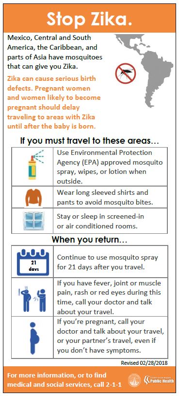 Advice about ZIka and travel