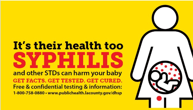 Postcard - Syphilis prevention in pregnancy