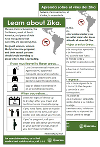 Learn about Zika patient information brochure