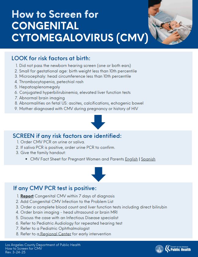 1-page cCMV screening algorithm